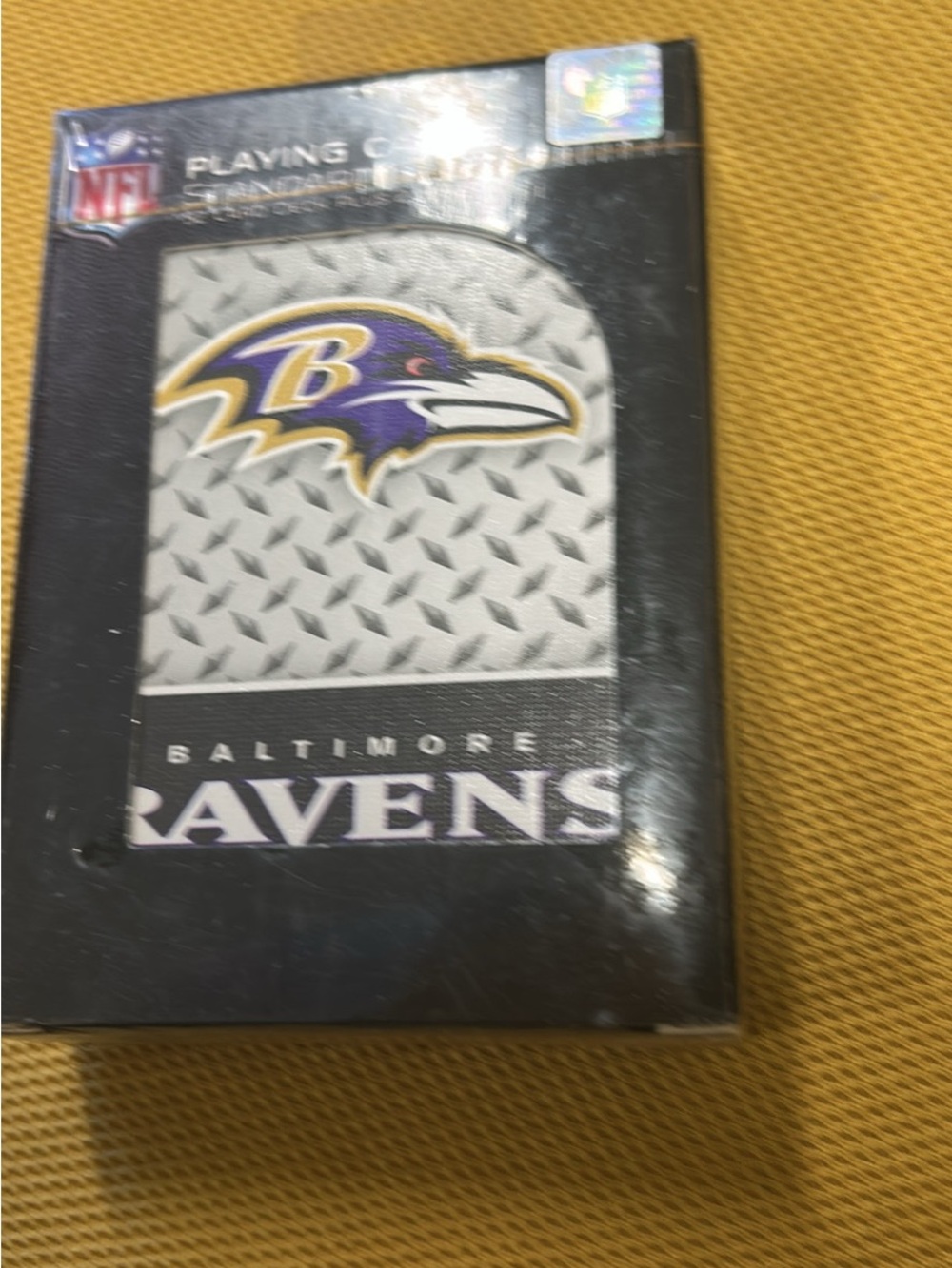 NFL Baltimore Ravens Playing Cards - Black, Purple, Gold